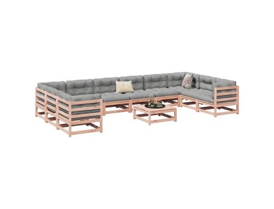 VIDAXL - Salon extérieur Salon de jardin 11 pcs bois massif sapin de douglas