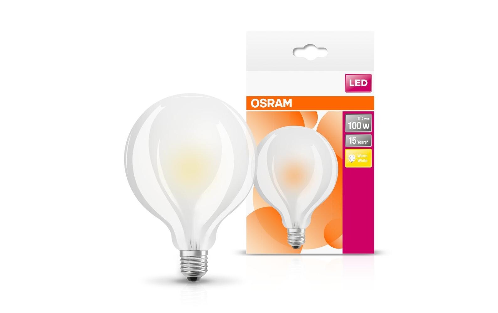 Lampe Star Retrofit Globe, 12W, E27 WarmweissLED-Lampe, klassische Ballform