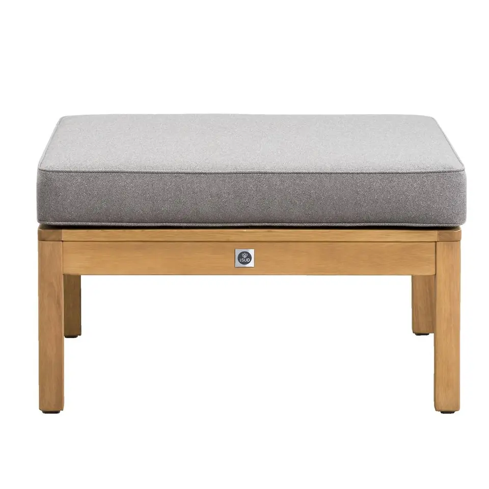 Tafel/hocker Orleans - naturel - 72x72x31 cm