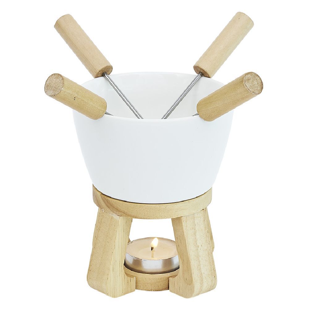 Service fondue à la bougie pour 2 personnes