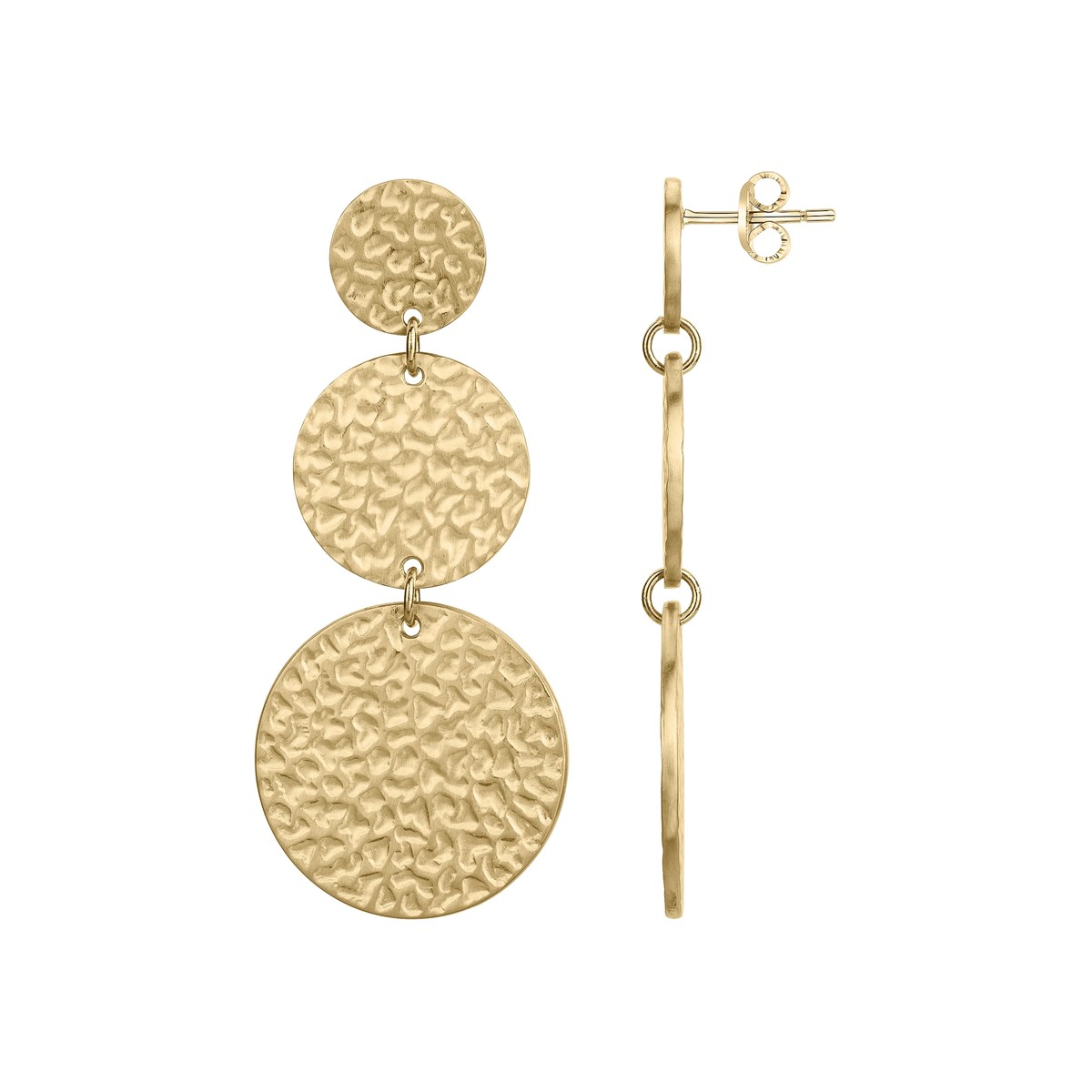 Boucles d'oreilles pendantes en Acier