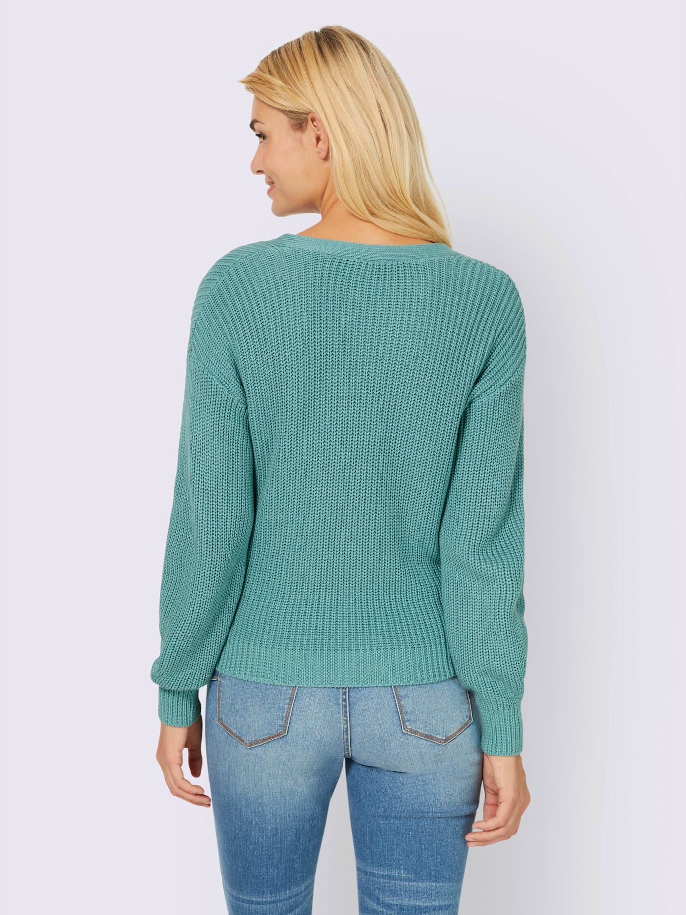 Veste en tricot joli effet cache-cœur