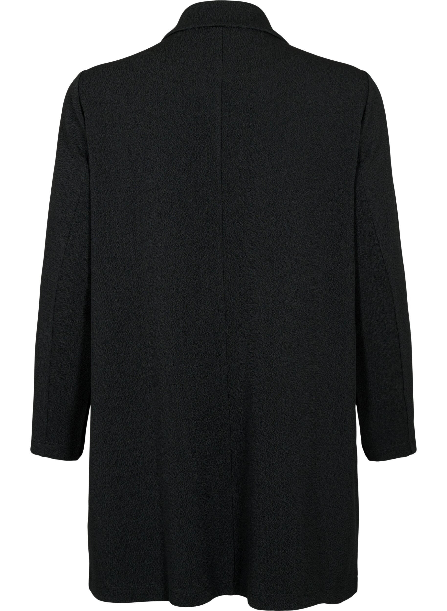 FLASH - Lang blazer med lommer