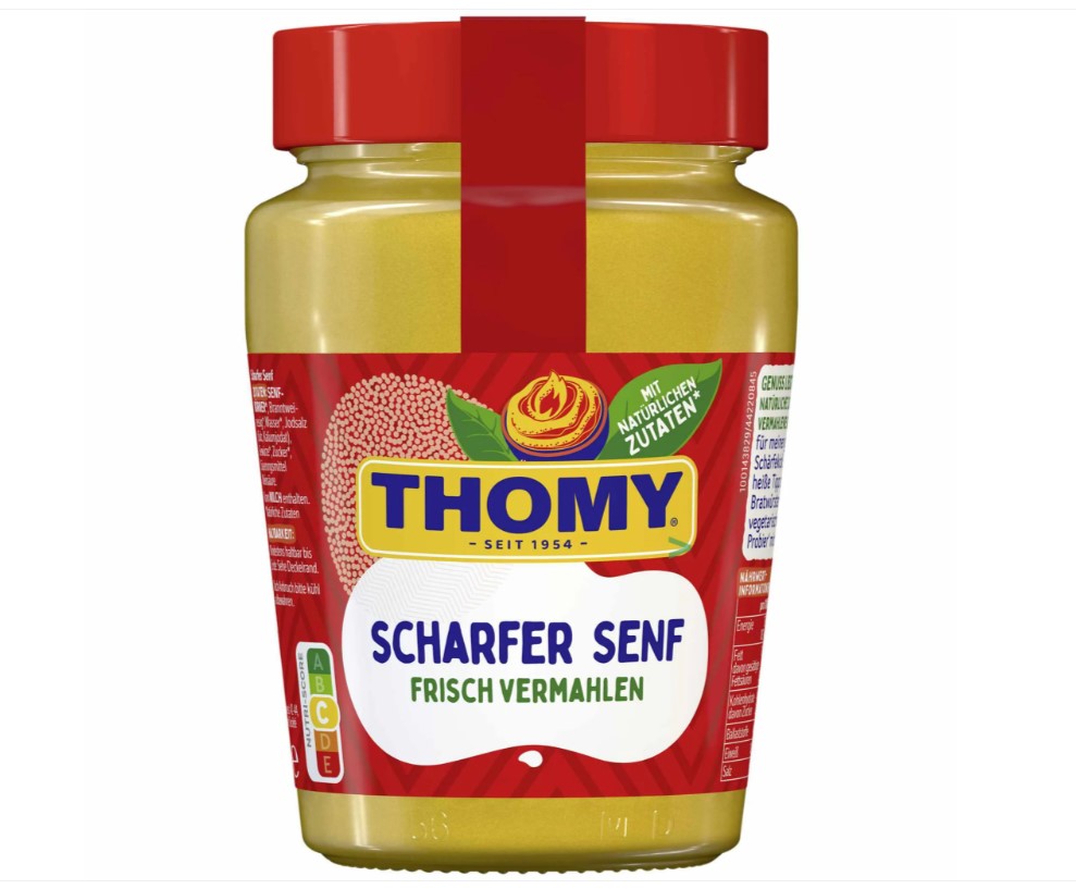 Thomy Scharfer Senf 250ml MHD:30.11.24