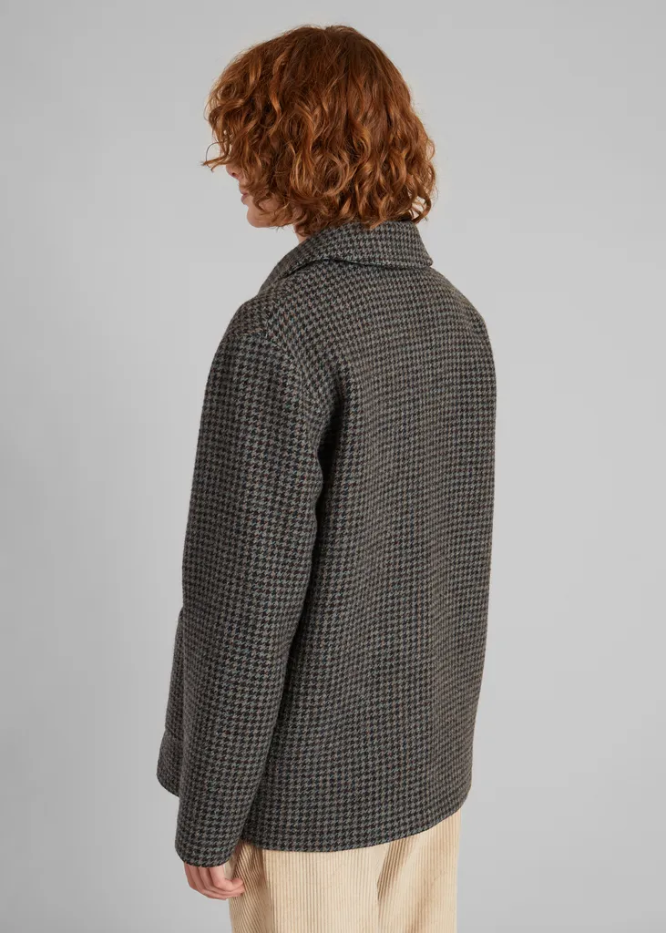 Sur-veste laine vierge fabriquée en France L'Exception Paris