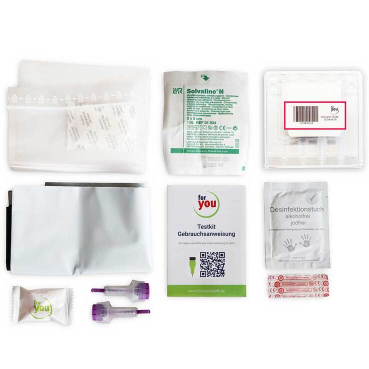 For You immunsystem-test, 1 St