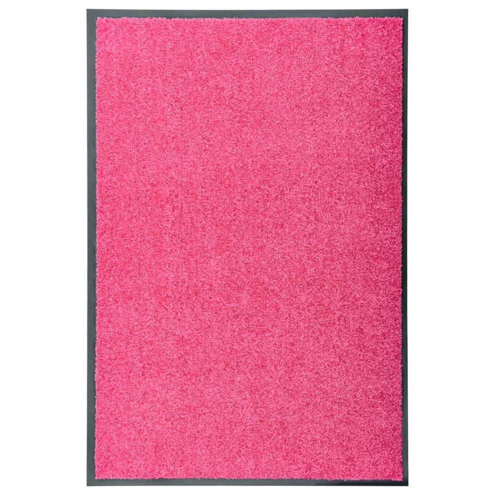 Paillasson lavable rose 60x90 cm