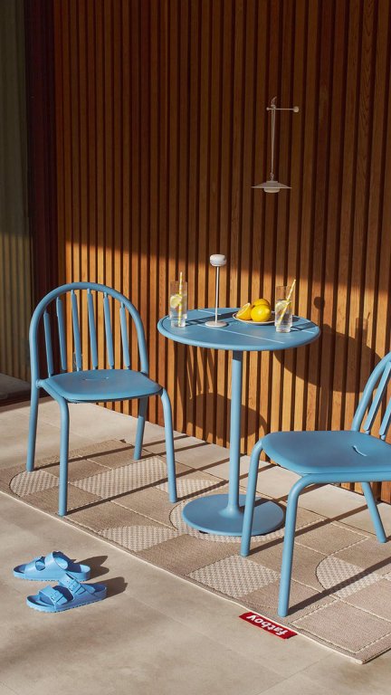 Fatboy Fred's Bistreau tuintafel Ø60 Wave Blue
