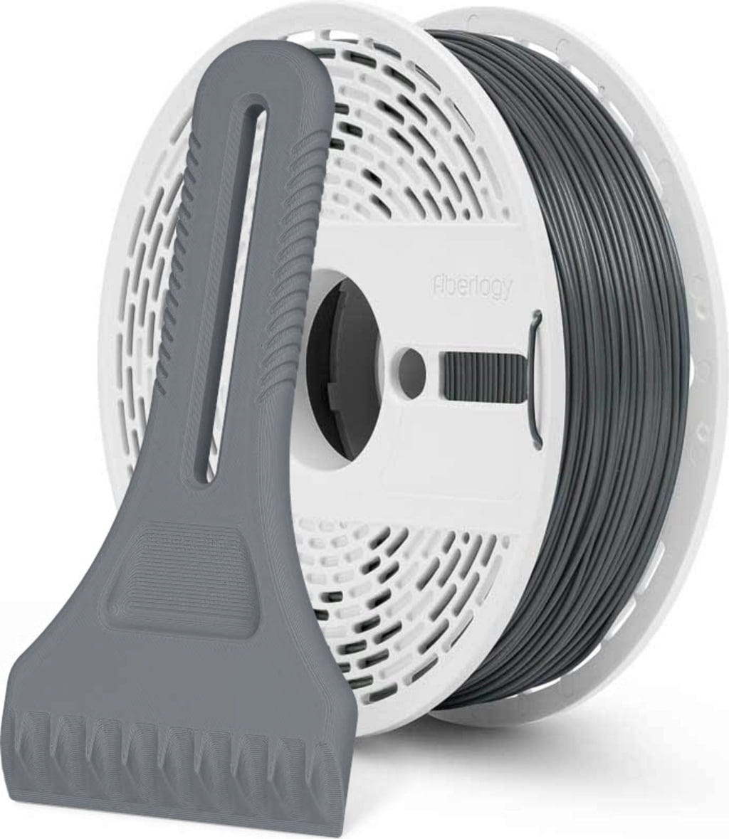 Fiberlogy  Matte ASA Graphite, 1,75 mm / 750 g    Dein Allrounder für Drinnen & Draußen in Matte Graphite