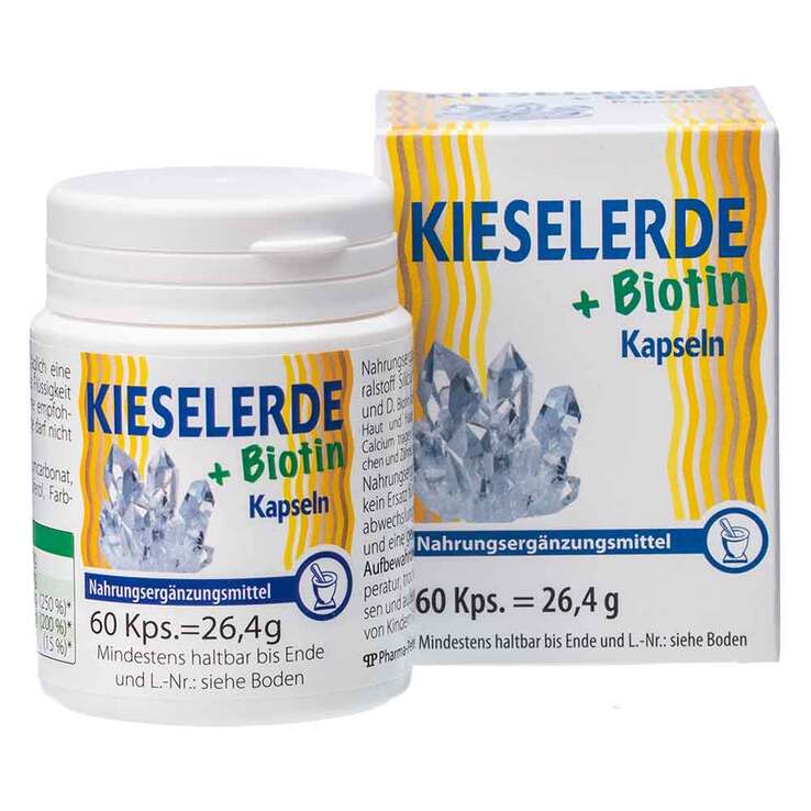 Kieselerde + Biotin Kps., 60 St