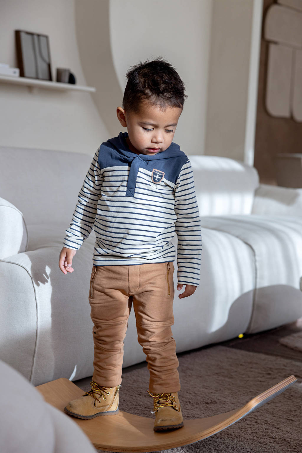 Dirkje regular fit joggingbroek bruin