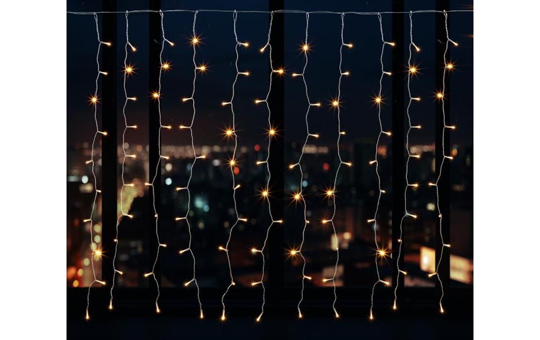 LED Vorhang Outdoor, 160 cm x 100 cmLED-Lichtervorhang