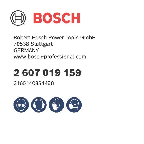 Bosch 2607019159 3-delige beitelset, SDS plus 0/20/40 mm