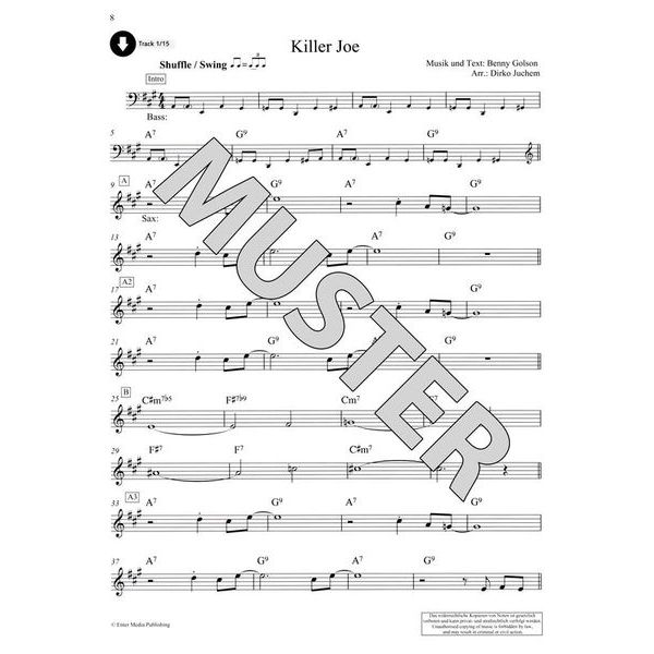 Schott Jazz Standards Alto Sax