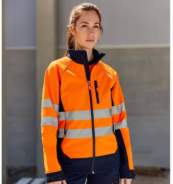 VELILLA V6001 - Blouson Softshell Bicolore Haute Visibilité