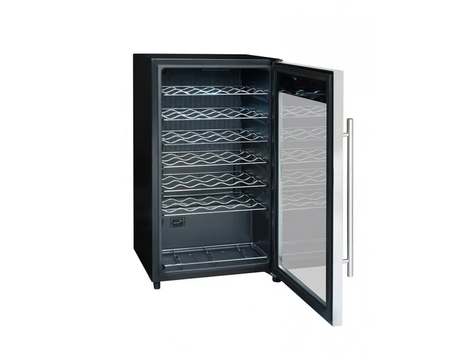 La Sommelière Service LS34A - Vinkøler - bredde: 48 cm - dybde: 43 cm - højde: 83.8 cm - Klasse G - rustfrit stål