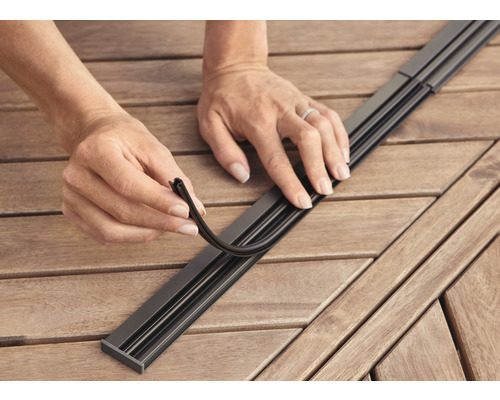 Tesa® lamellendeur premium telescoop 2,20x0,95 m