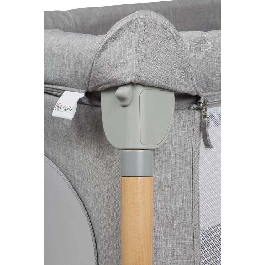 babyGO Reisebett Groovy Grey