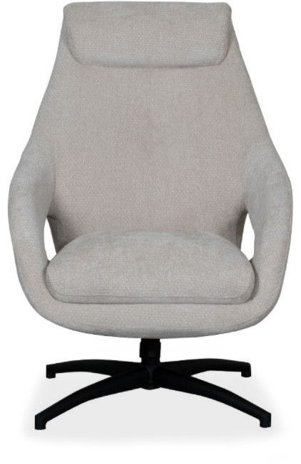 Draaifauteuil Naturel WX-67.019 Maxwell B75 x D84 x H108 cm