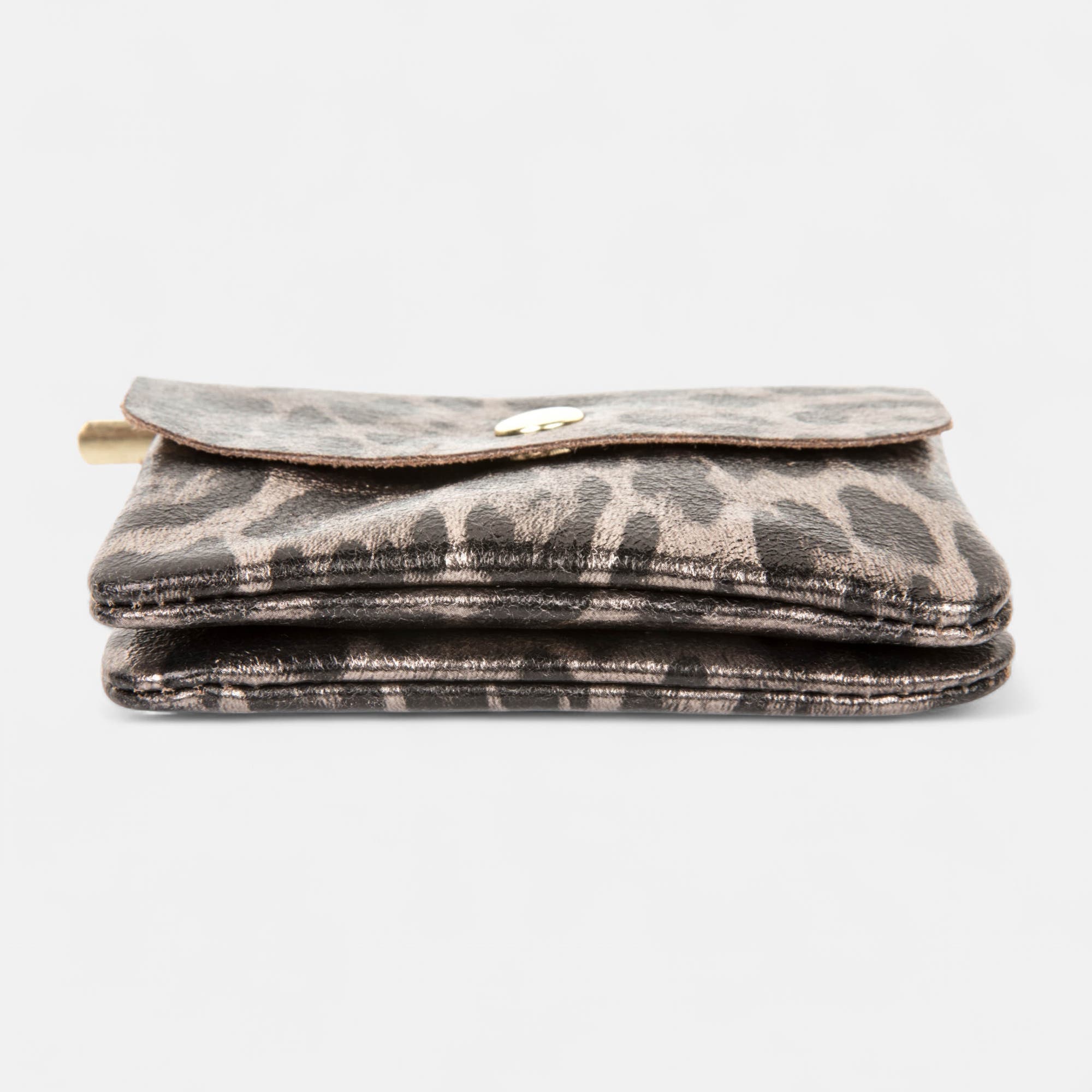 Petite maroquinerie en cuir multicolore