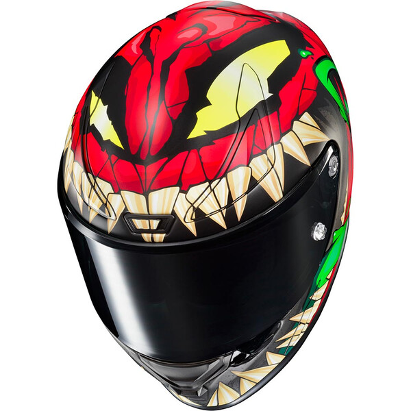 HJC - Casque RPHA 1 Toxin Marvel® MC1SF / Rouge / Vert / Jaune