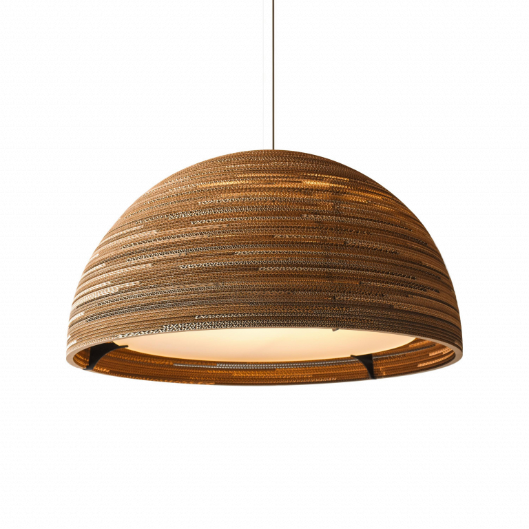 Graypants Scraplights Dome 36 hanglamp Ø93 naturel