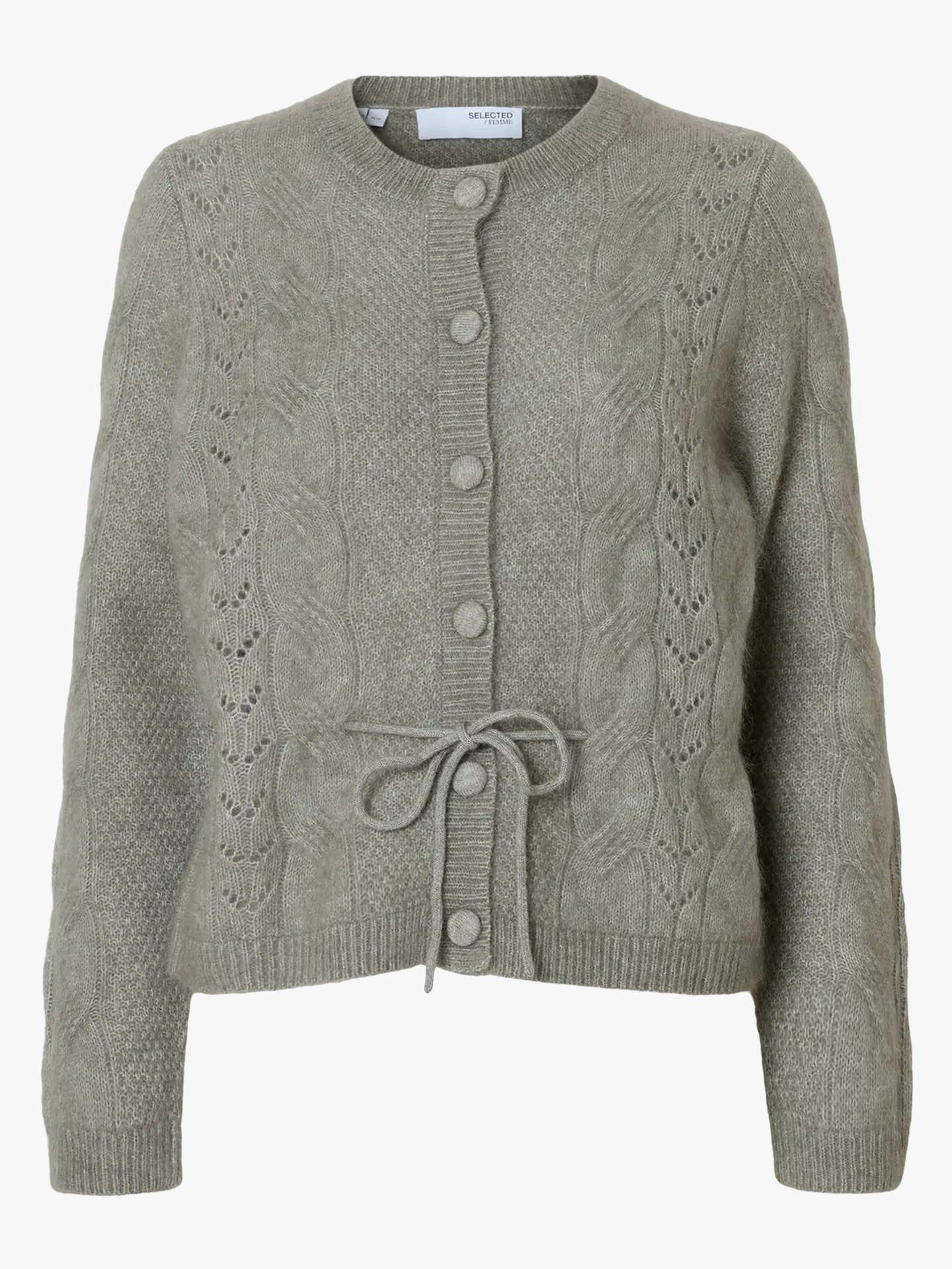 Vera Long Sleeve Knit Belt Cardigan