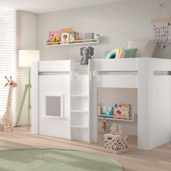 Vipack Reno Halfhoogslaper - Wit