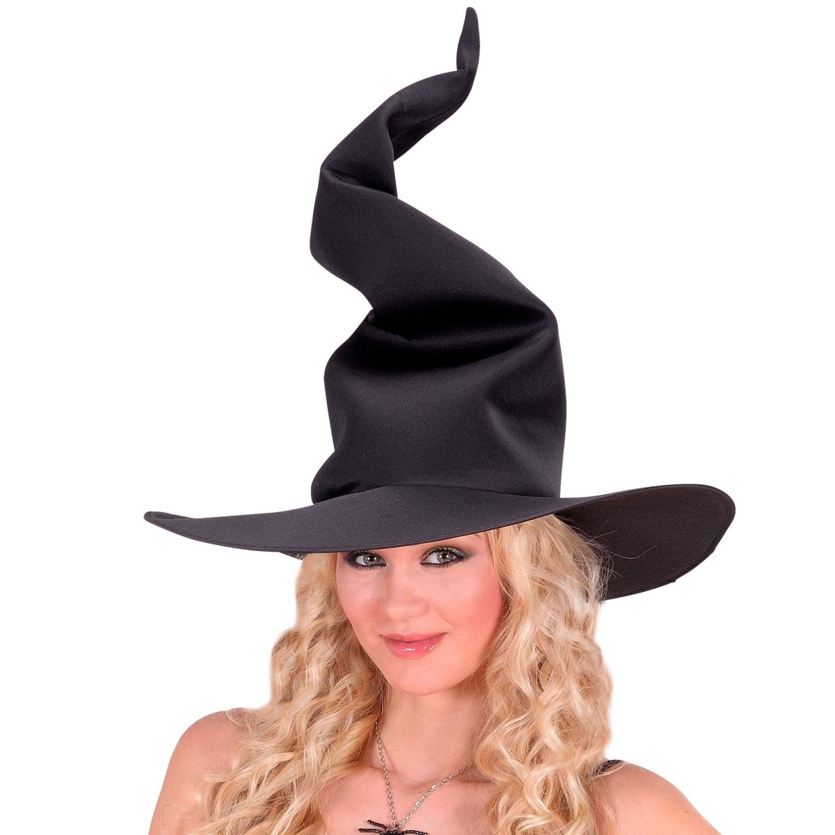 Halloween Heksenhoed Zwart Gekreukeld