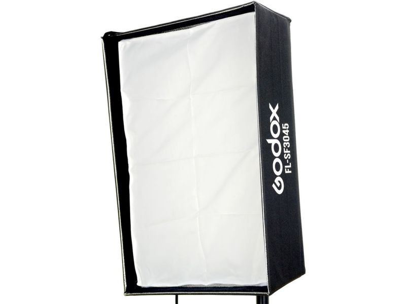 Godox Softbox FL-SF3045 mit Gitter/Diffusor/Tragetasche Softbox mit Gitter, Diffusor und Tragetasche für flexibles LED-Lichtpanel FL60