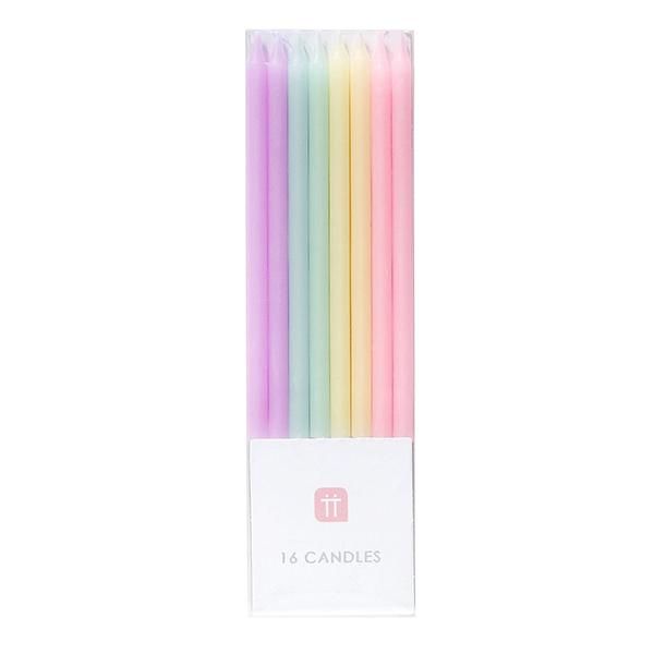 Talking Tables Pack Velas 10cm We Love Pastel - 170000276