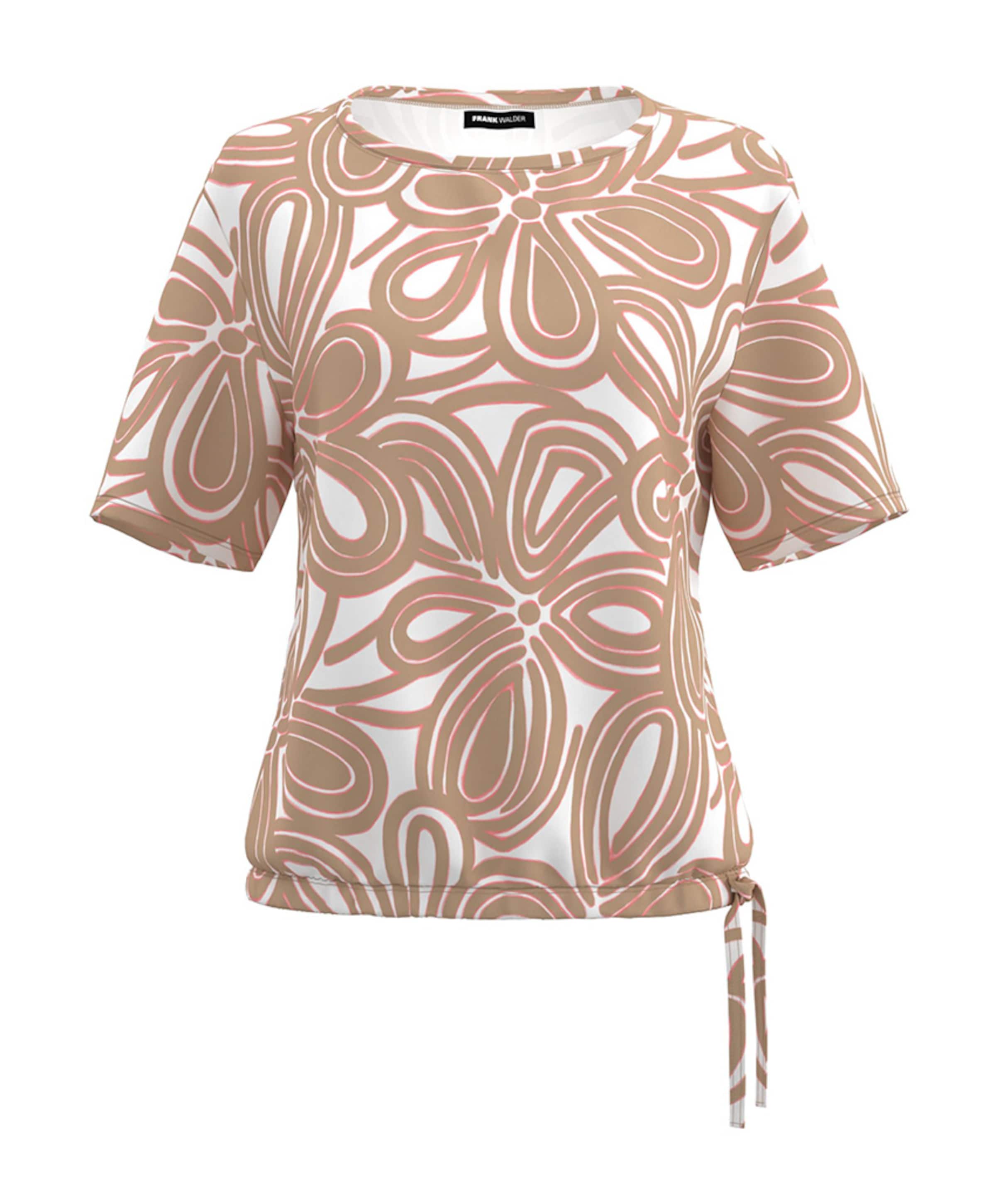 Frank Walder Dames T-shirt beige