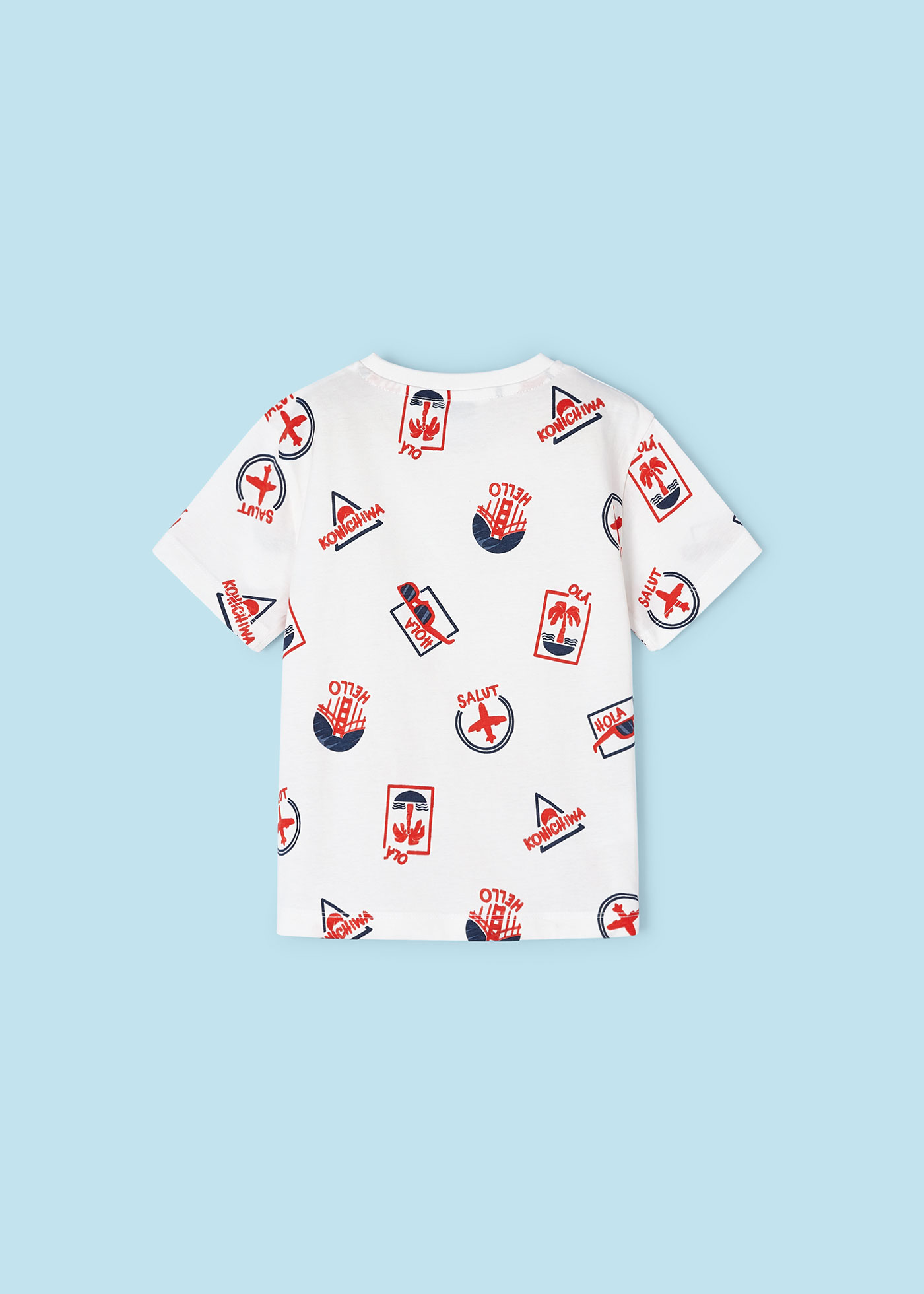 Conjunto de 2 camisetas Better Cotton estampadas para meninos, Universo