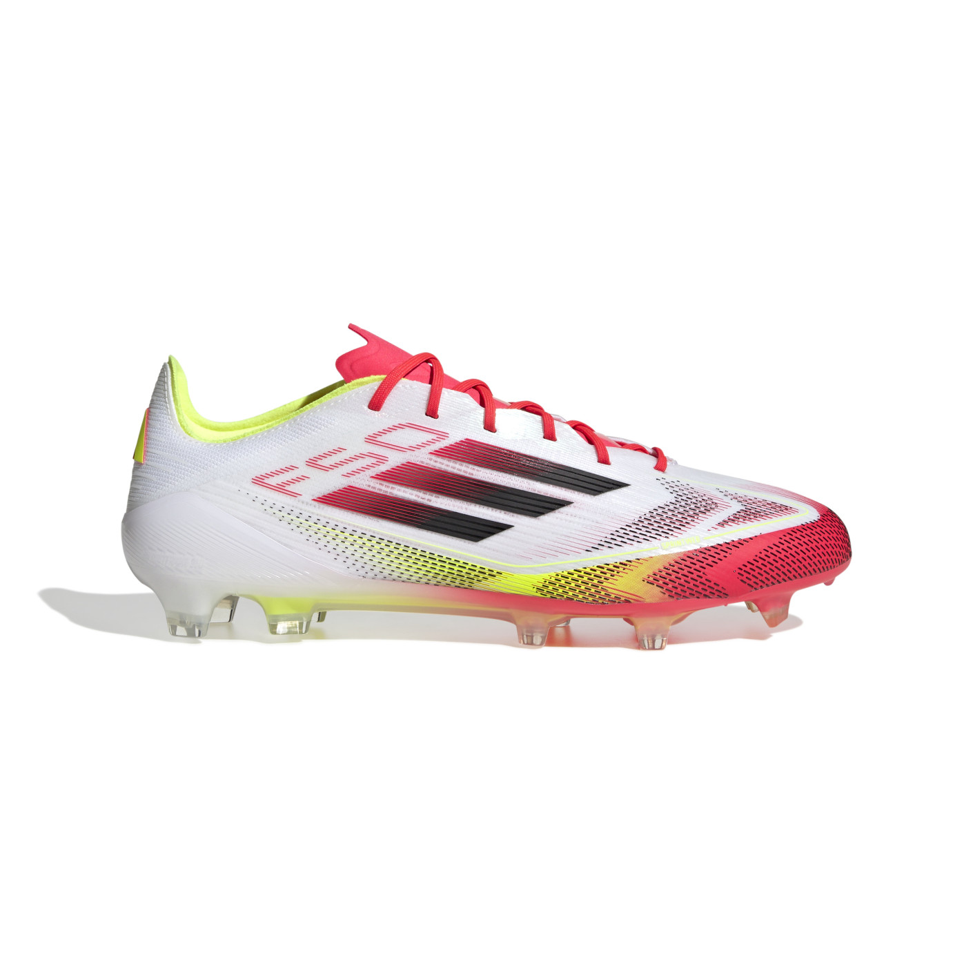 Adidas F50 Elite Gras Voetbalschoenen (FG) Wit Rood Zwart Geel