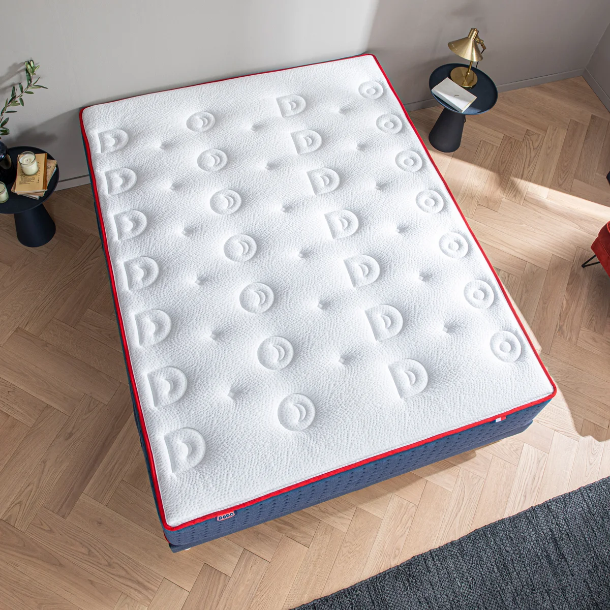 Ensemble - Matelas LE VERITABLE ferme + sommier + tête de lit