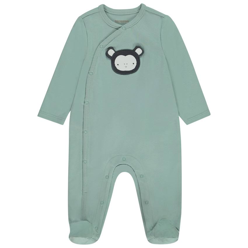 Lot de 3 dors-bien motifs singe pour bébé garçon avec ouvertures différentes selon l'âge