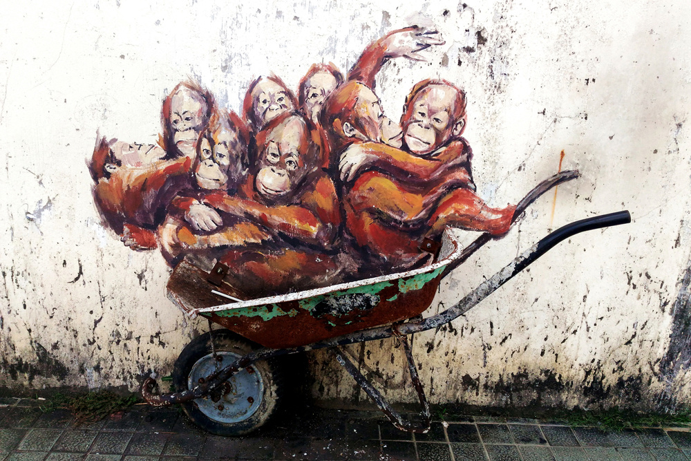 Akustikbild STREET ART 80x120cm, 7kg