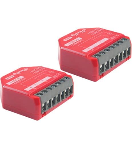 Shelly WLAN-Schaltaktor 1PM Gen 4 x 2 Rot Intelligenter Schalter
