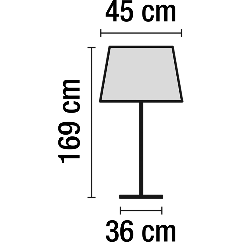 Lampadaire Led Woody - Aluminor - 10,5 W - E27