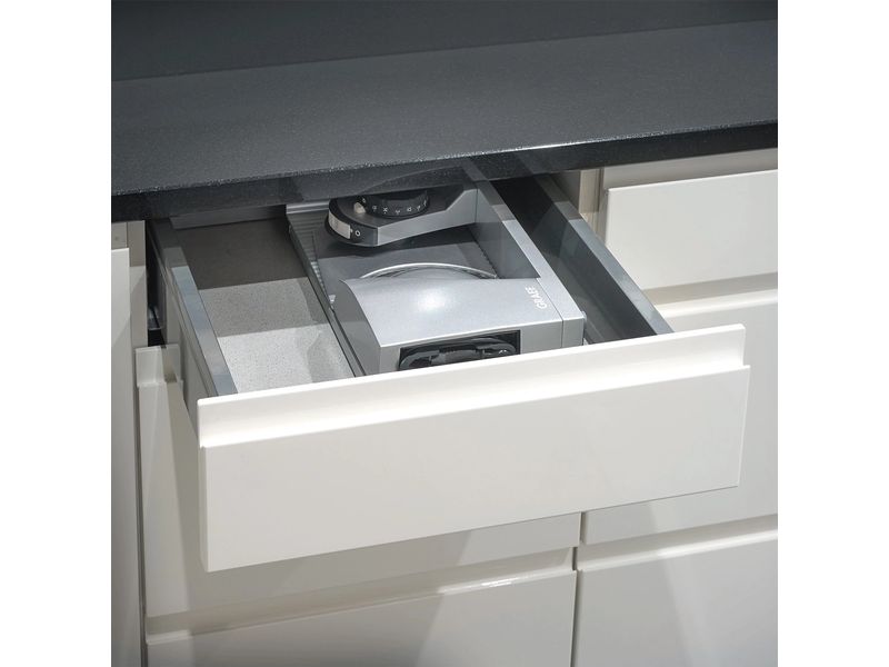 Graef Schneidemaschine MYtiny Silber Klappbarer Allesschneider
