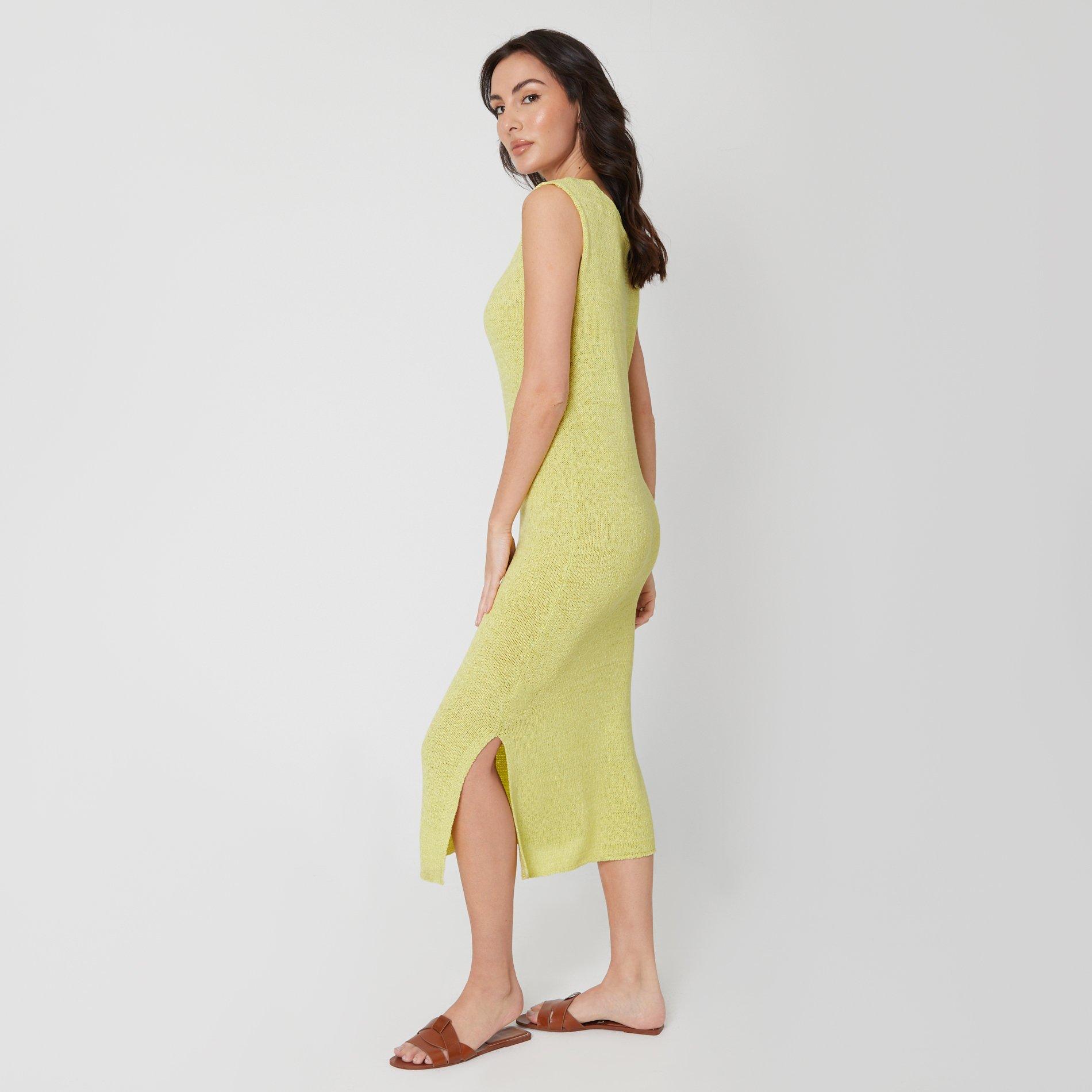 Be You BeYou Knitted Midi Dress Womens