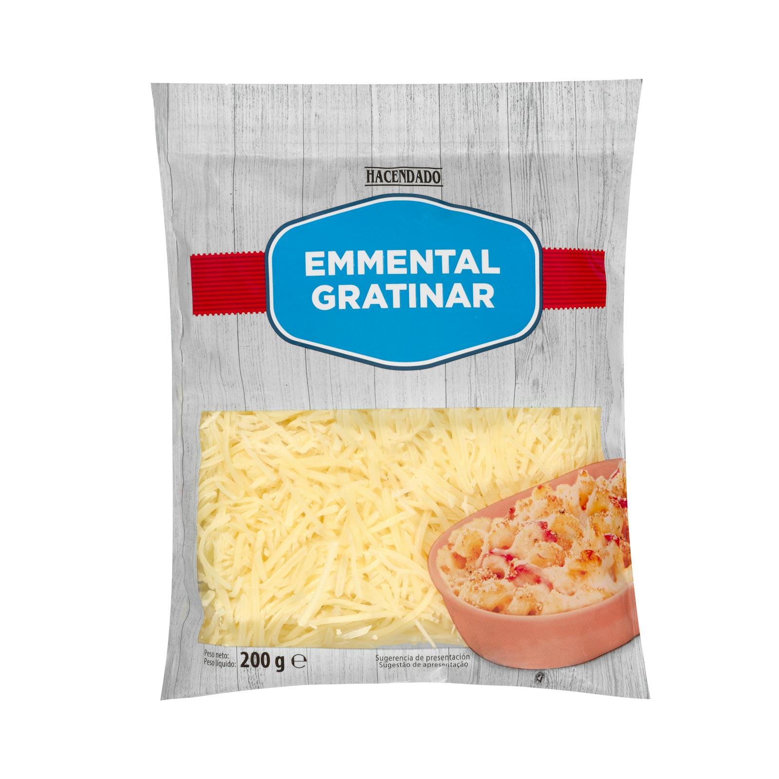 Gratin d'Emmental râpé Hacendado