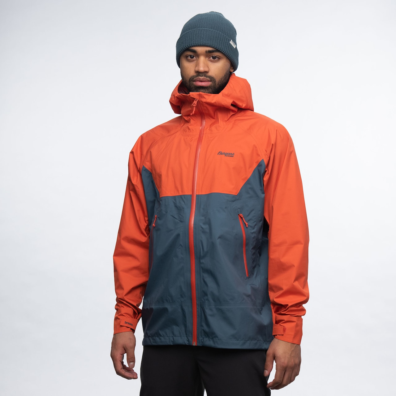 Letto V2 3L Jacket Herre Brick/Orion Blue