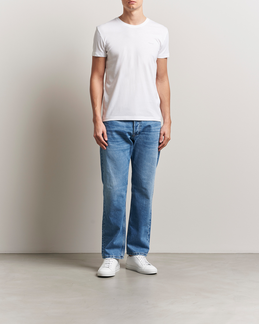 GANT 2-Pack Crew Neck T-Shirt White