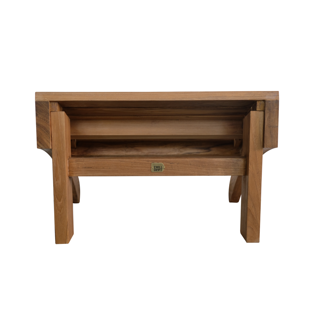 Chill-Dept. Melville Teakhout Adirondack voetenbank