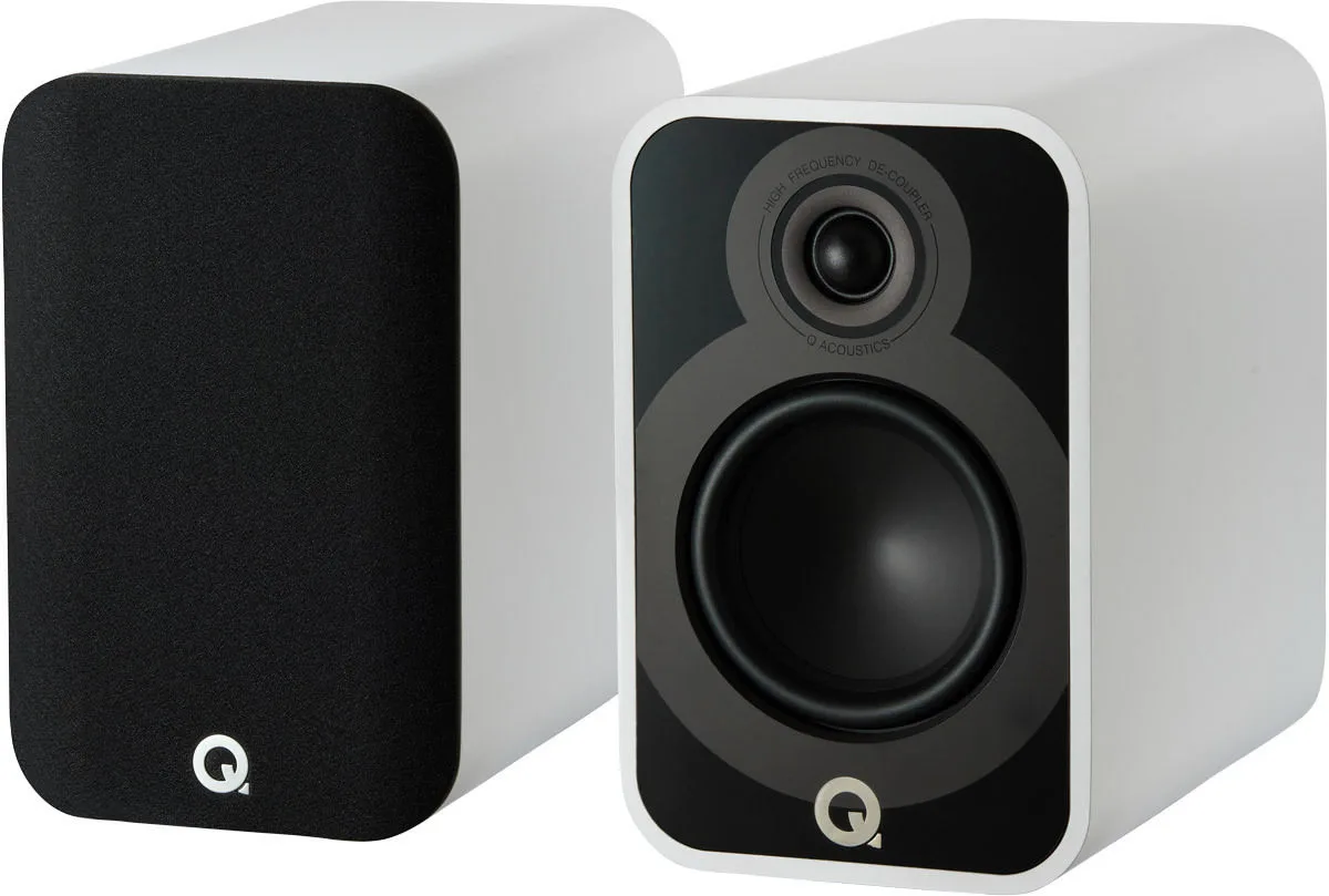Q Acoustics 5020 Blanc mat (la paire) Enceintes bibliothèque