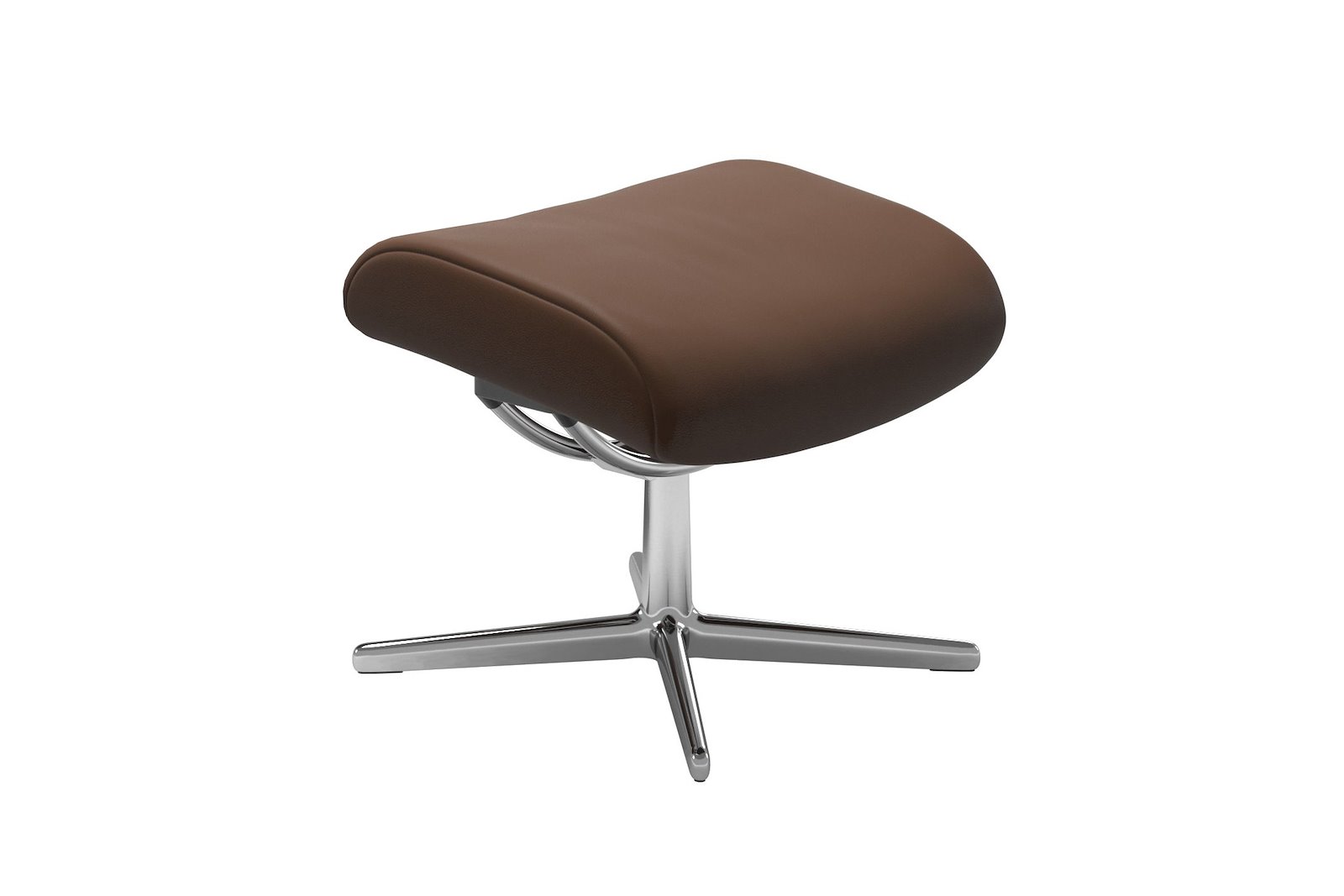London krakk I hud Batick Spesial Warm Brown og Cross understell i krom