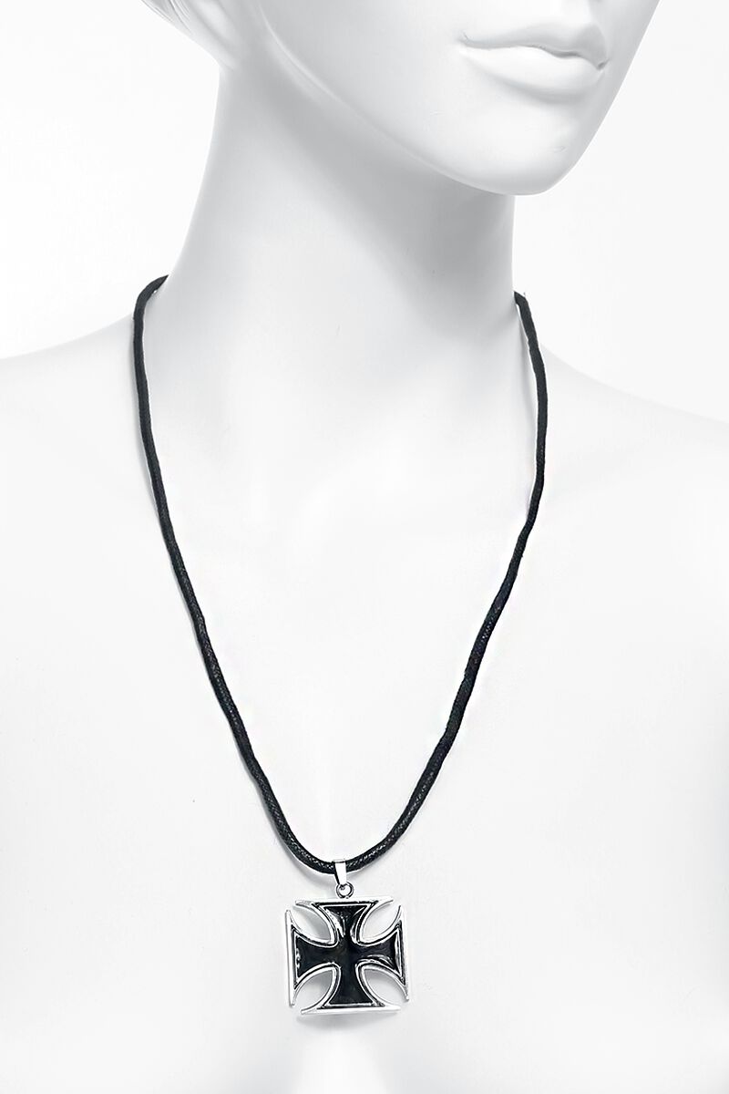 Croix De Fer Noire | etNox hard and heavy Pendentif