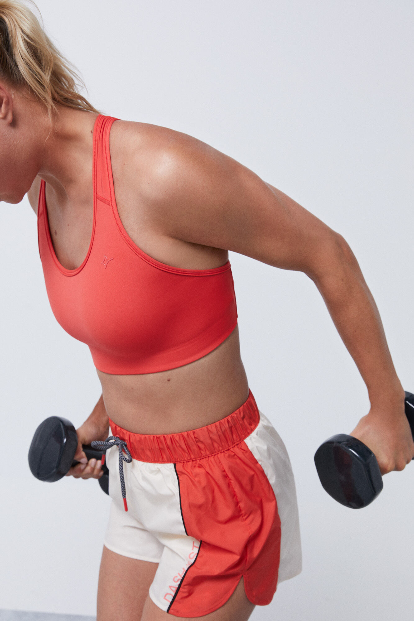 Sutiã esportivo vermelho 4D Stretch