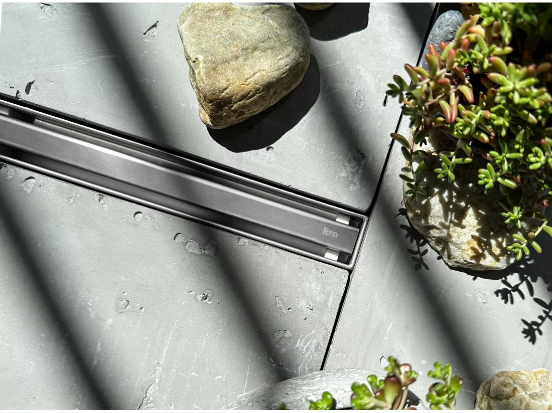 Drain Linéaire Rea Neox Slim Pro 1000 Brush Steel